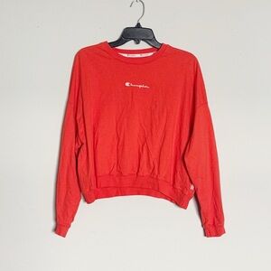 Champion Bright Orange Crop Thick Shirt